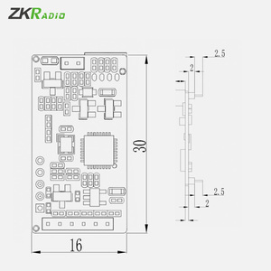 13.56MHz ID + đa-giao thức IC thẻ RFID mô-đun tất cả-trong-một thẻ swiping mô-đun - Product Image 5