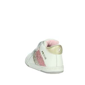 Sneakers Falcotto per Bambina, Bianche con Chiusura in Velcro e Pannello Laterale Glitterato, Taglia per Bambini - Product Image 2