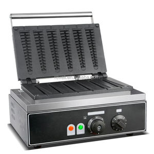 Machine professionnelle de <span class=keywords><strong>gaufrier</strong></span> double en acier inoxydable commerciale,/Machine de collation de gâteau/<span class=keywords><strong>gaufrier</strong></span> d'oeuf de cupcake électrique - Product Image 5