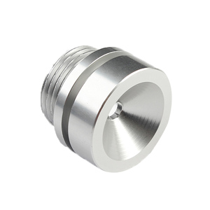 Gia công tiện <span class=keywords><strong>CNC</strong></span> <span class=keywords><strong>4</strong></span> trục kim loại nhanh chóng các chi tiết bộ giảm thanh bằng nhôm trong ngành gia công - Product Image 1