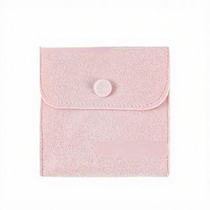 Bolsas para Joyería con Logotipo Personalizado, Bolsa de Almacenamiento para Joyería con Cierre a Presión, Bolsa de Regalo para Collares de Terciopelo de Doble Cara, Multitamaño - Product Image 2
