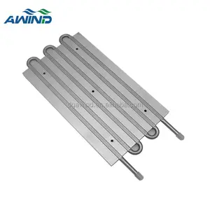 Customized liquid cold plate water cooling heat sink plate enfriador de agua heat exchanger for laser device, marine engine