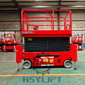 Plataforma de Trabajo Aérea Móvil de Tijera Eléctrica con Capacidad de Carga de 320 kg, 6 m, 8 m, 10 m, 12 m, 14 m, 16 m, con Certificación CE - Product Image 3