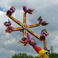 Manèges de fête foraine en plein air, manèges de fête foraine excitants, jeu de fête foraine, roue à vent tournante, surtension électrique à vendre