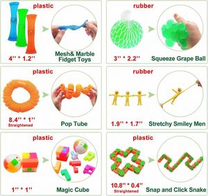 ลูกบาศก์บรรเทาความวิตกกังวลสำหรับผู้ใหญ่ พวงกุญแจคลิกเกอร์ ของเล่นแปลกใหม่ 35 ชิ้น สำหรับคลายเครียด พร้อมเสียงคลิก - Product Image 4