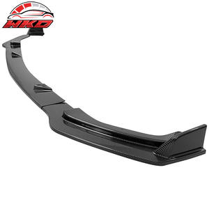 Pour Infiniti Q50 Base 2014-2017, lèvre de pare-chocs avant premium, imprimé fibre de carbone, kit carrosserie 3 pièces de haute qualité - Product Image 4