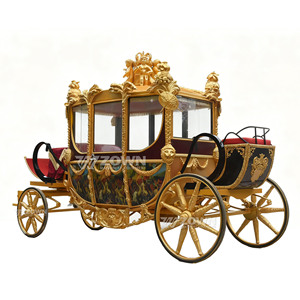 Vente Flash : Carrosse Royal Électrique de Luxe avec Lampe Décorative pour Hôtels, Mariages, Accessoire Photo et Transport Touristique - Product Image 6