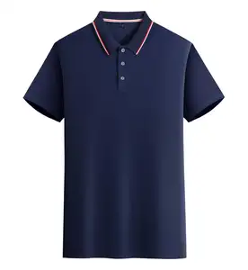 Golf-Pollo-Hemd individuelles Logo bedruckt schnell trocknend Golf-Polos schlicht Polyester Sublimation Werbe-Polos individuell angepasst