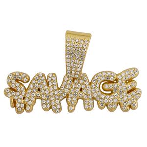 Collier et pendentif lettres style punk, chaîne à maillons brillants effet glacé avec ras-de-cou en chaîne corde, bijoux hip-hop pour hommes - Product Image 5