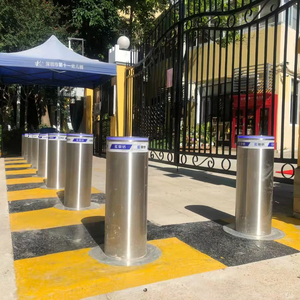 304/316 из нержавеющей стали выдвижной столбик сверхмощный номерной знак распознает парковочную систему, поднимаясь вниз по барьерному столбику - Product Image 6