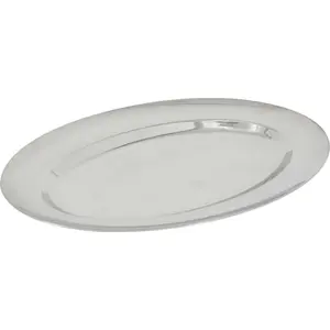 Mirror Polished Luxury Serving Tray Stainless Steel Round Serving Tray Display Tray