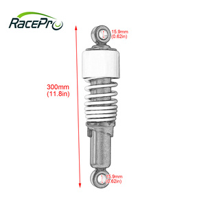 Amortiguador trasero de 267mm para motocicleta <span class=keywords><strong>Harley</strong></span> Sportster XL1200 883, muelle ajustable, Touring Road King, FLHR, <span class=keywords><strong>Dyna</strong></span> - Product Image 3