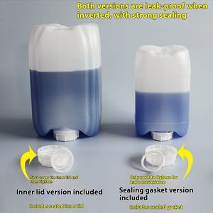 Carré de baril d'empilage en <span class=keywords><strong>plastique</strong></span> de qualité alimentaire 25L scellé pour l'eau, l'huile, l'alcool, les déchets liquides et chimiques capacité de 20kg recyclable - Product Image 2