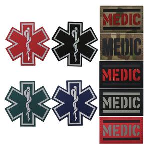 Life Star Rescue Snake Infrared IR Iron-On Identification MEDIC Tactical <span class=keywords><strong>Morale</strong></span> <span class=keywords><strong>Patch</strong></span> for HAT在庫あり - Product Image 1