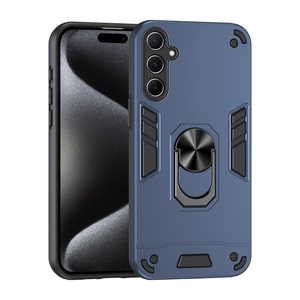 Funda de teléfono híbrida TPU PC a prueba de golpes con soporte de anillo para <span class=keywords><strong>Samsung</strong></span> <span class=keywords><strong>Galaxy</strong></span> A56 A26 A36 A16 A06 S25 <span class=keywords><strong>Ultra</strong></span> S24 FE M55 M15 - Product Image 1