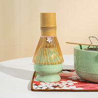 Ensemble de fouets à thé, style dynastie Song japonaise, outil de préparation du matcha, bol à thé en porcelaine, écologique, pour usage en café, cérémonie du thé