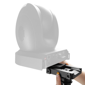 Trépied en alliage d'aluminium à engrenages E-IMAGE PSK01 avec colonne centrale flexible à élévation rapide, adaptateur QR, hauteur de travail maximale 2,3 m pour caméra PTZ - Product Image 5