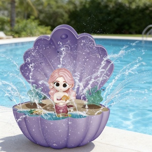 <span class=keywords><strong>Jouet</strong></span> <span class=keywords><strong>arroseur</strong></span> DEFA Coquille de Sirène Violette pour Enfants de 2 à 13 Ans, Jeu d'Eau Extérieur, Plage d'Été, Unisexe, Anniversaire - Product Image 2