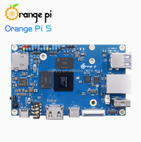 Komputer Mini Orange Pi 5 4GB RAM 32GB EMMC dengan Gigabit LAN, WiFi Dual-Band & BT