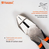 Pince à sertir en acier au carbone robuste de haute qualité Fumetax, vente en gros d'usine, 9 pouces (23 cm), sertissage PVC, circlip, bricolage, garantie de 2 ans