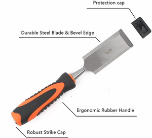 10 Stuks Stalen Houten Beitel <span class=keywords><strong>Set</strong></span> Houtsnijwerk Beitels Met Hoongeleider Timmerman Potloden En Slijpsteen - Product Image 3