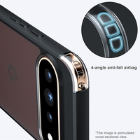 Coque de protection antichoc pour Google Pixel 11 Pro XL 10 9A 8, dos translucide mat en PC et TPU souple, anti-rayures