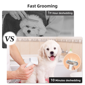 2023 nuovo asciugacapelli elettrico per cani Deshedding Tool Clipper Brushes Kit Pet Grooming <span class=keywords><strong>aspirapolvere</strong></span> per cani di gatto - Product Image 6