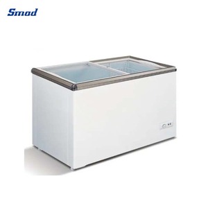 165l Ice Frozen Showcase Glass Sliding Door Chest <b>Freezer</b> Ddc-165x Frozen Showcase - Product Image 2