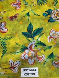 Tela de Algodón Poliéster Ligera Personalizada 2026, con Estampado Digital, para Confección de Prendas y Vestidos - Product Image 2