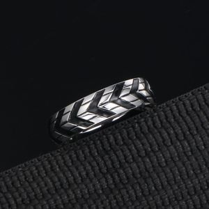 Bague de mode pour homme en acier inoxydable 316L, motif pneus, style vintage, pour bar, boîte de nuit, fête, accessoires de bijouterie - Product Image 3