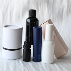 化妆品包装用定制化妆纸包装盒艺术纸折叠化妆盒 - Product Image 6