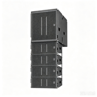 Sinbosen PX210 - Ensemble complet de haut-parleurs professionnels à double barre de 8 pouces, kit complet, passifs, en métal