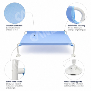 Cama Elevada Impermeable para Perros CanboPet, Cama Plegable de Metal Transpirable para Mascotas, para Exteriores - Product Image 3