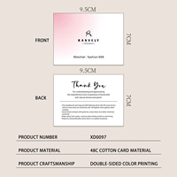 Cartes de remerciement de luxe avec logo personnalisé imprimé, cartes VIP pour marque de vêtements, étiquettes et cartes en papier pour bijoux
