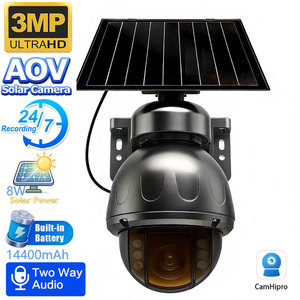 Metal 3MP AOV 7/24 IP <strong>CCTV</strong> 940nm Color Night Vision 4G Sim Card <strong>WiFi</strong> Solar Power PTZ Camera Two-Way Audio Built-in Memory Card - Product Image 1