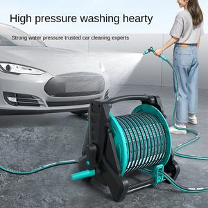 Enrouleur de <span class=keywords><strong>tuyau</strong></span> d'<span class=keywords><strong>arrosage</strong></span> portable avec <span class=keywords><strong>tuyau</strong></span> flexible de 10m/20m/30m, chariot rétractable à manivelle pour l'<span class=keywords><strong>arrosage</strong></span> des pelouses extérieures - Product Image 3