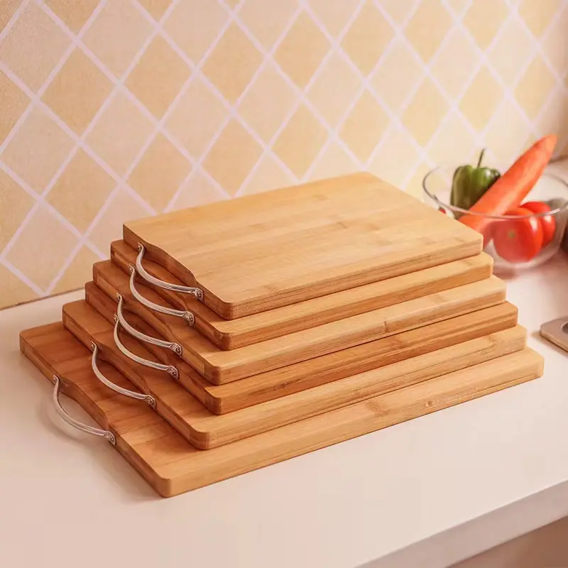 Domestic carbonized solid wood chopping board antibacterial and anti-bacterial double-sided wholesale bamboo wood chopping board