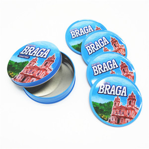 Sous-verre en fer blanc imprimé – Magnifique souvenir de <span class=keywords><strong>Braga</strong></span>, <span class=keywords><strong>Portugal</strong></span>, respectueux de l'environnement, sans danger pour les aliments, antidérapant et résistant à la chaleur pour les boissons - Product Image 3