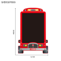 Tablette d'écriture LCD effaçable colorée pour enfants, outil de peinture éducatif, tableau de dessin, 8,5, 12, 15 pouces – Nouveauté très prisée