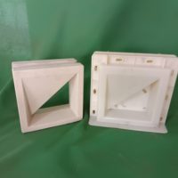 Moule à blocs de béton en plastique ABS écologique Reazone, moule à briques creuses pour ventilation