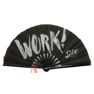 Día <span class=keywords><strong>de</strong></span> San Valentín negro personalizado kung fu VENTILADOR <span class=keywords><strong>DE</strong></span> <span class=keywords><strong>LA</strong></span> MANO - Product Image 3