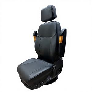 Siège à suspension mécanique robuste avec support lombaire pneumatique - Convient aux tracteurs, excavateurs, bulldozers - Product Image 4