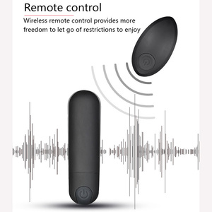 Nuovo 10-Speed impermeabile Wireless telecomando in Silicone USB vibratore Mini proiettile doppio amore per l'uovo giocattolo del sesso per le donne Vagina vibratore - Product Image 3