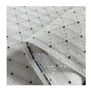 钻石白色超细纤维无纺布涤纶床单面料