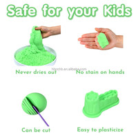 Jeu sensoriel non séchant pour le sable, fournisseur OEM, vente en gros, non collant, coloré, certifié EN71/ASTM, unisexe, pour enfants de 5 à 13 ans