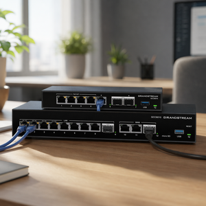 Grandstream GCC6011 ออลอินวัน เอนเตอร์ไพรส์ เกตเวย์ วีพีเอ็น รูเตอร์ เอ็นจีเอฟวี ไฟร์วอลล์ ไอพี พีบีเอ็กซ์ ไวไฟ 6 AX4200 สวิตช์ 10 พอร์ต กิกะบิต เลเยอร์ 3 - Product Image 3