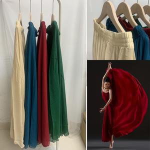Jupe Longue en Chiffon 720 Degrés pour Femmes, Tenue d'Entraînement de Ballet et Danse Tzigane, Assortiment de Jupes de Danse Longues, Robes de Scène pour Femmes - Product Image 4
