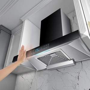 Wall Mount Smart <strong>Kitchen</strong> 24 36 Inch Range Hood Cooktop <strong>Extractor</strong> <strong>Fan</strong> Hood <strong>Black</strong> Cooktop Hood - Product Image 1