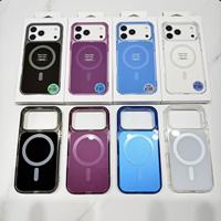 Coque de Téléphone Magnétique Translucide de Luxe en Gros pour iPhone 17 18 Pro, Étui Antichoc pour iPhone 17 16 15 14 13 12