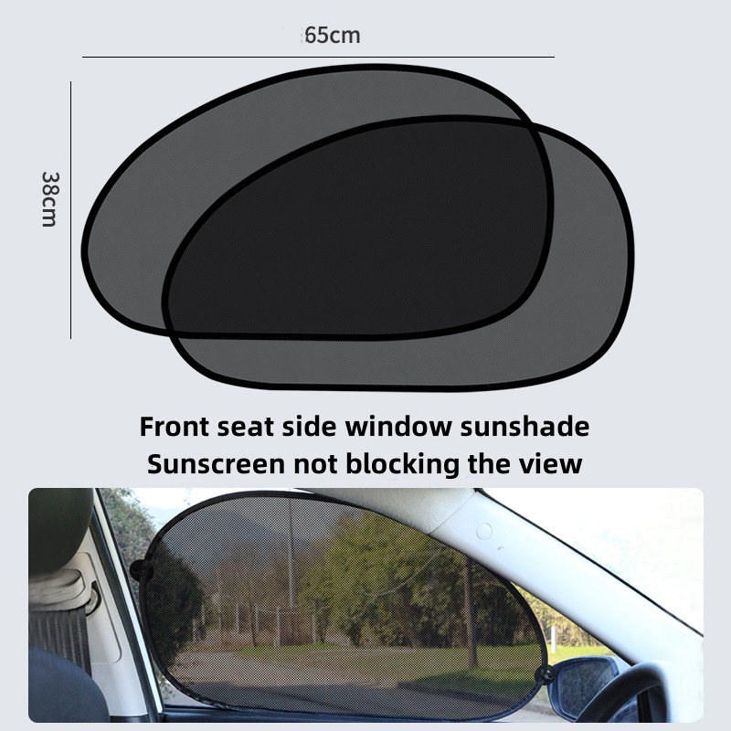2 unids/set Front Side Window Shades